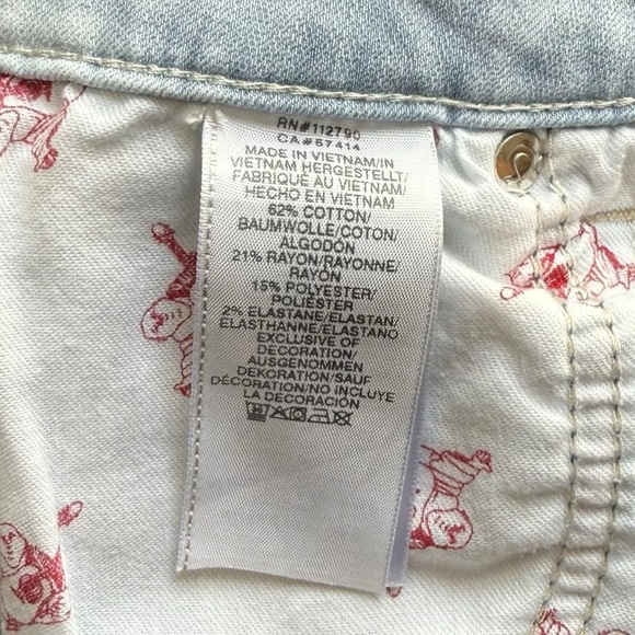 True Religion Jennie Curvy Mid Rise Flap Single Needle Skinny Jeans Sz 27 Blue - Picture 14 of 15